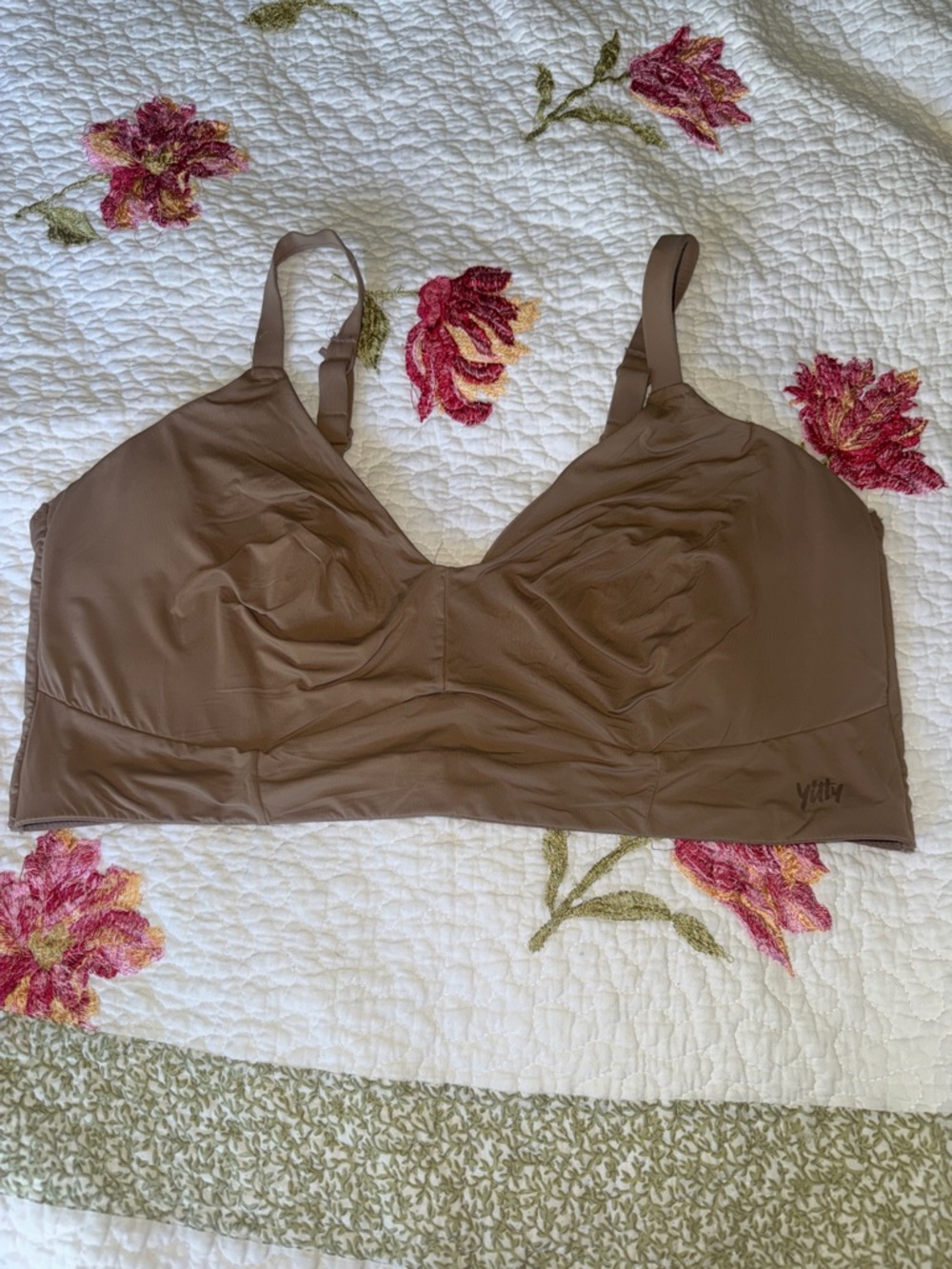YITTY Chocolate Seamless Wireless Bralette